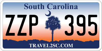 SC license plate ZZP395