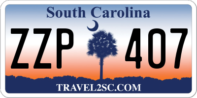 SC license plate ZZP407