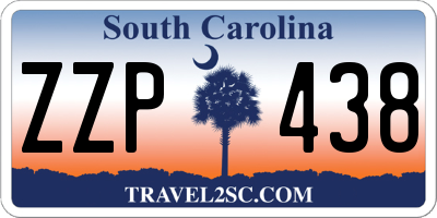 SC license plate ZZP438