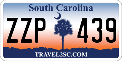 SC license plate ZZP439