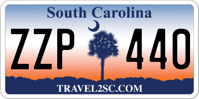 SC license plate ZZP440