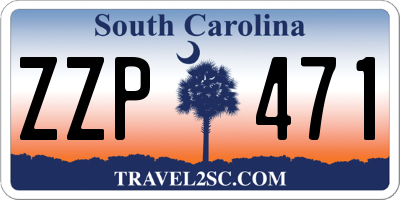 SC license plate ZZP471