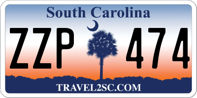 SC license plate ZZP474
