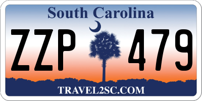 SC license plate ZZP479