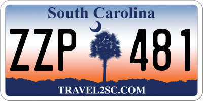 SC license plate ZZP481