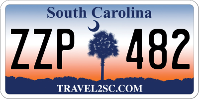 SC license plate ZZP482