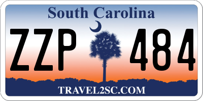 SC license plate ZZP484