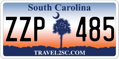 SC license plate ZZP485