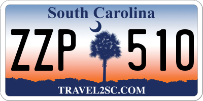 SC license plate ZZP510