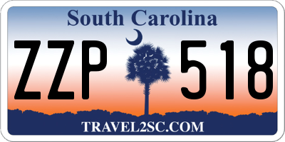 SC license plate ZZP518