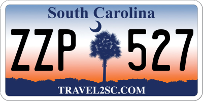 SC license plate ZZP527