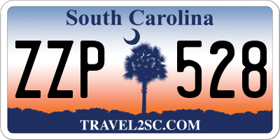 SC license plate ZZP528