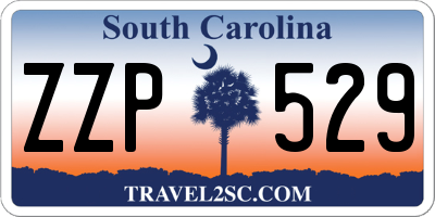 SC license plate ZZP529