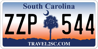 SC license plate ZZP544
