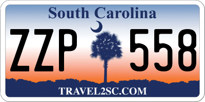 SC license plate ZZP558