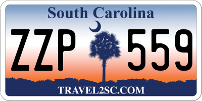 SC license plate ZZP559