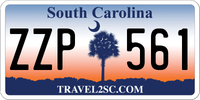 SC license plate ZZP561