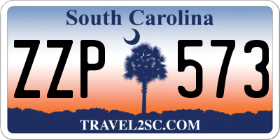 SC license plate ZZP573