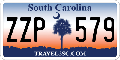SC license plate ZZP579