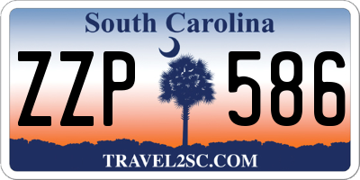 SC license plate ZZP586