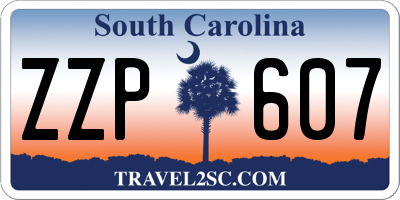 SC license plate ZZP607