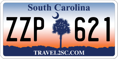 SC license plate ZZP621