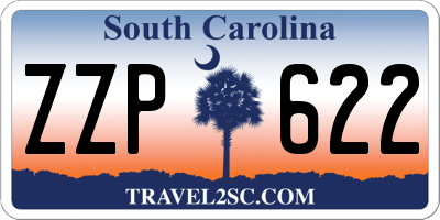 SC license plate ZZP622