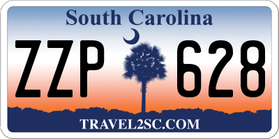 SC license plate ZZP628