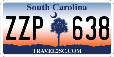 SC license plate ZZP638