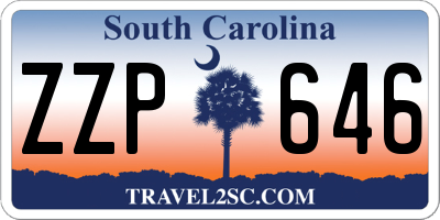 SC license plate ZZP646