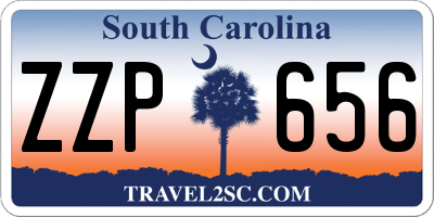 SC license plate ZZP656