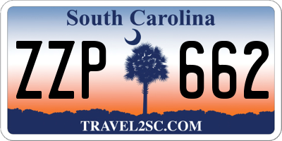 SC license plate ZZP662