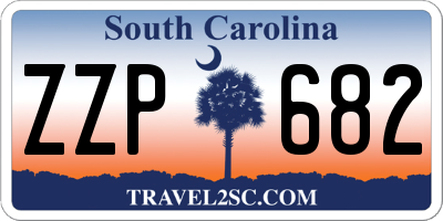 SC license plate ZZP682