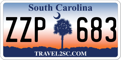 SC license plate ZZP683