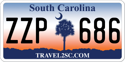 SC license plate ZZP686