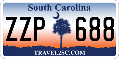 SC license plate ZZP688