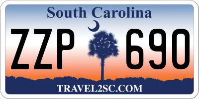 SC license plate ZZP690