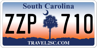 SC license plate ZZP710