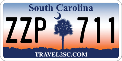 SC license plate ZZP711