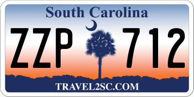 SC license plate ZZP712