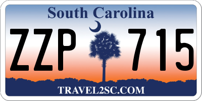 SC license plate ZZP715