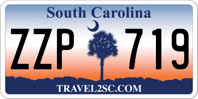 SC license plate ZZP719