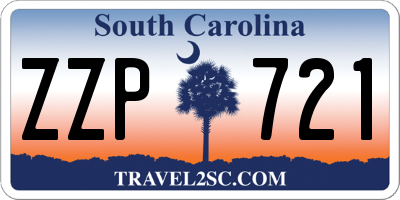 SC license plate ZZP721