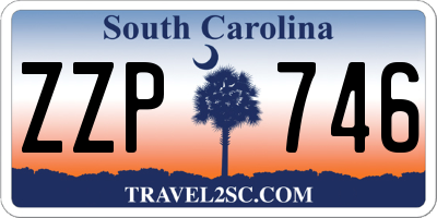 SC license plate ZZP746
