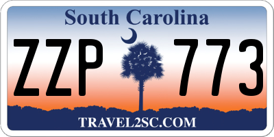 SC license plate ZZP773