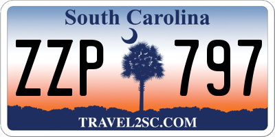 SC license plate ZZP797