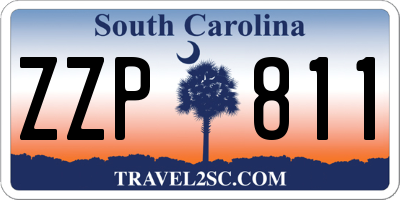 SC license plate ZZP811