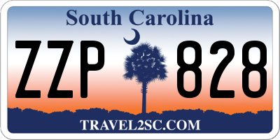 SC license plate ZZP828