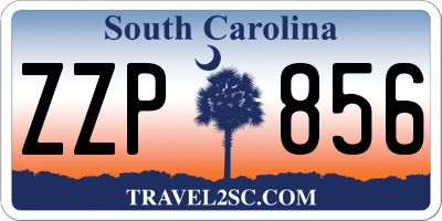SC license plate ZZP856