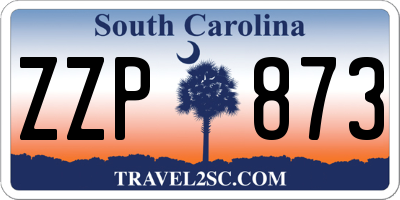 SC license plate ZZP873
